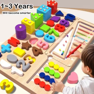 Montessori Multifunctional Puzzle Board