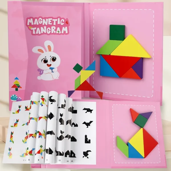 Random NIKO Magnetic Geometric Tangram