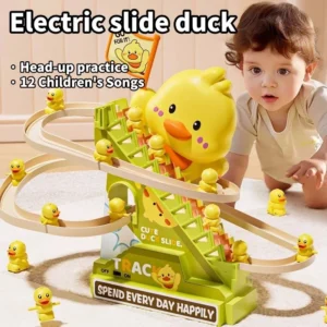 Electric Duck Climbing Stairs Slide