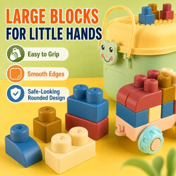 NIKO 82PCS Soft Blocks Set