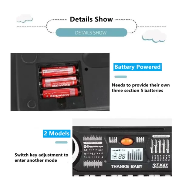 Electronic Piano Keyboard Toy
