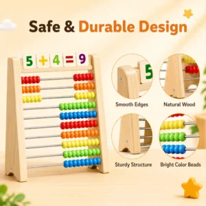 NIKO Wooden Abacus Counting Toy
