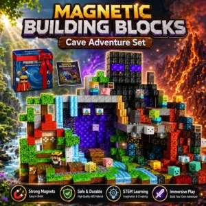 Magnetic Building Blocks Cave Adventure Set