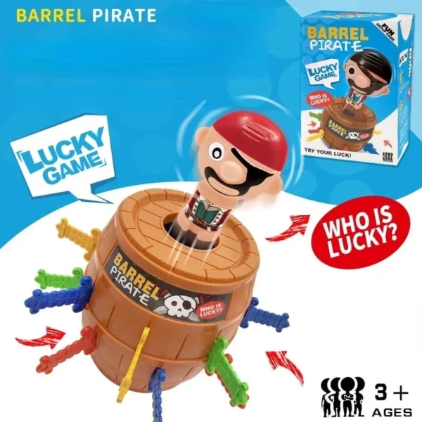 Barrel Pirate Sword Game