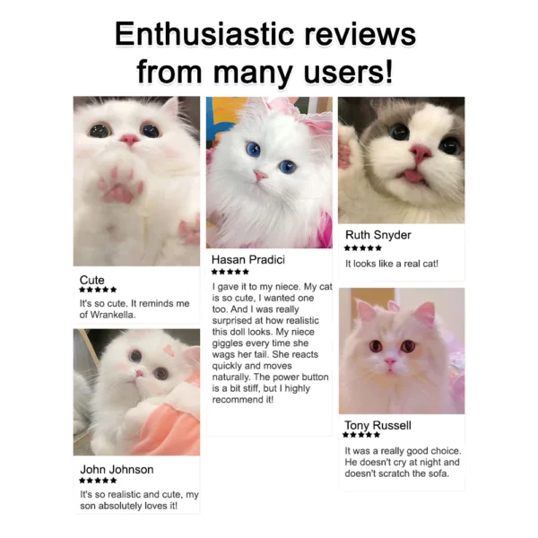 Electric Plush Kitten Toy