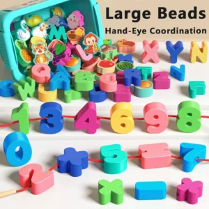 NIKO Wooden Lacing Beads Toy