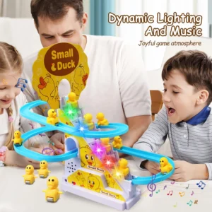Duck Climbing Stairs Track Toy L27cm W15cm H25cm