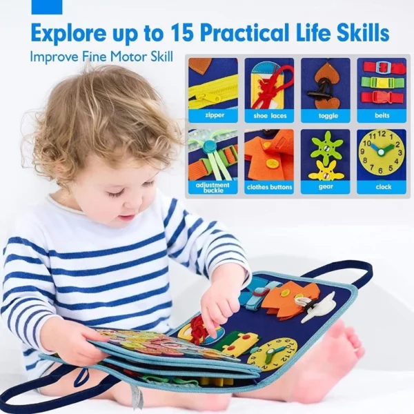 Baby Busy Board Sensory Toy