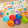 Montessori Math Counting Beads Toy