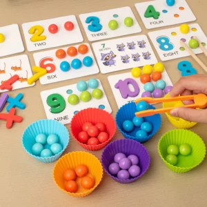 Montessori Math Counting Beads Toy