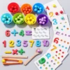 Montessori Math Counting Beads Toy