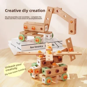 DIY Screw Assembly Building Blocks