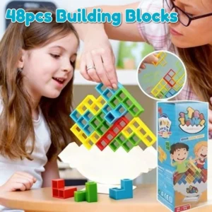 Tetra Tower Balance Stacking Game